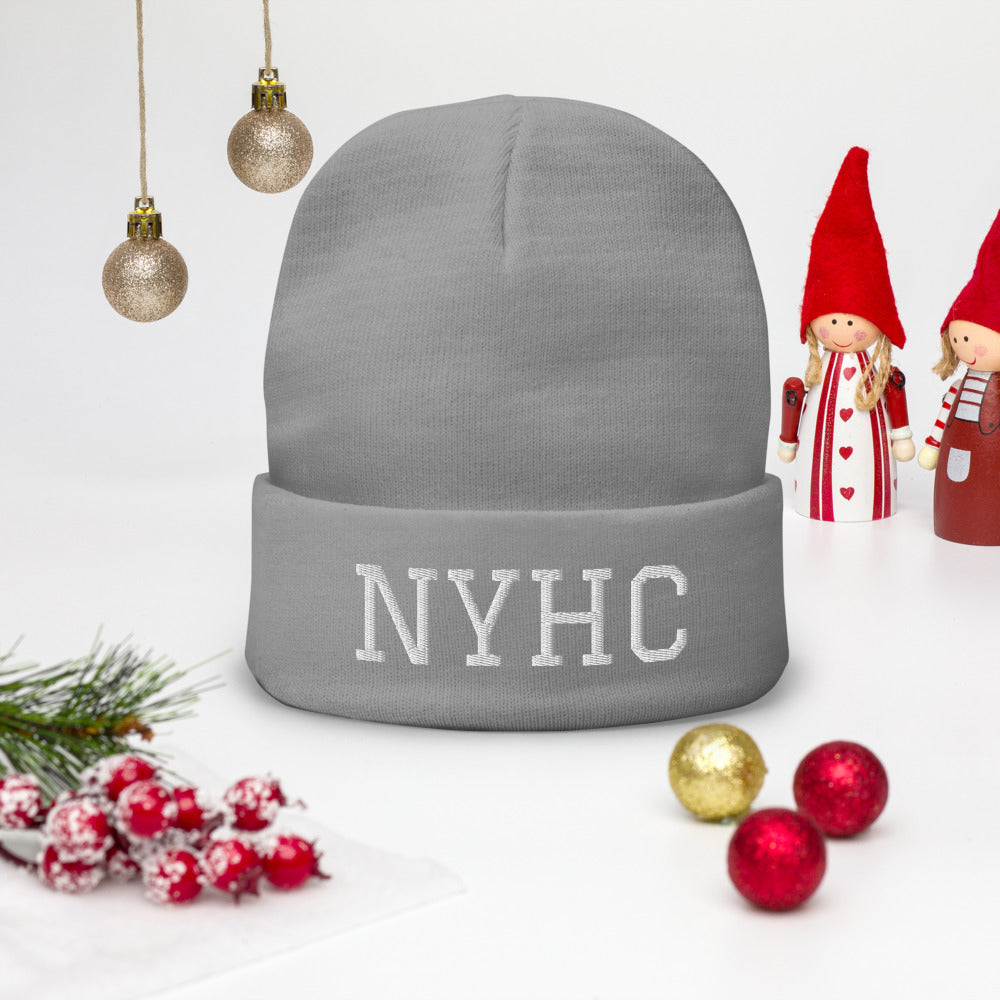 NYHC Embroidered Beanie