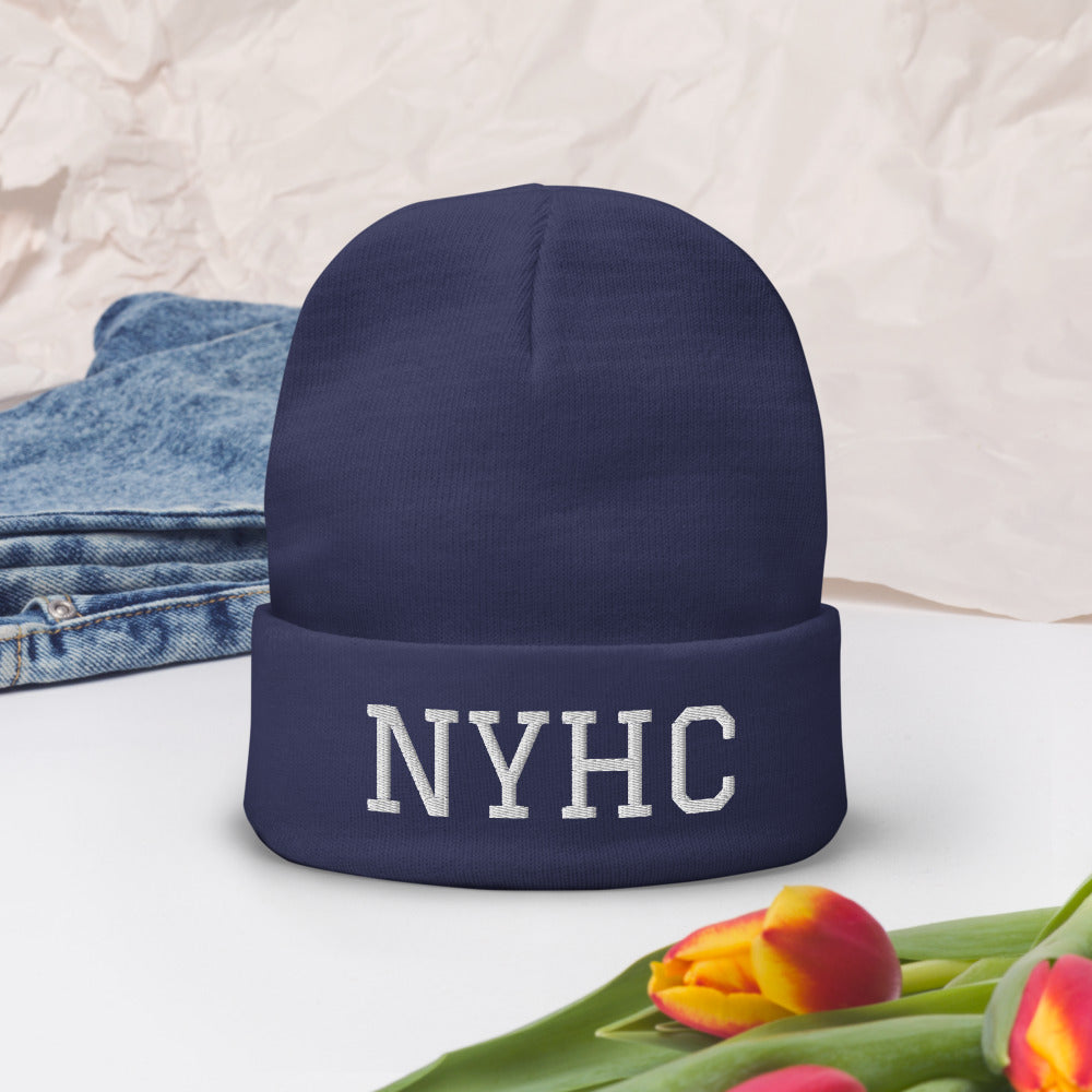 NYHC Embroidered Beanie