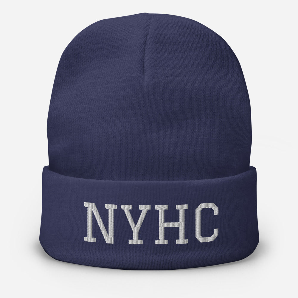 NYHC Embroidered Beanie