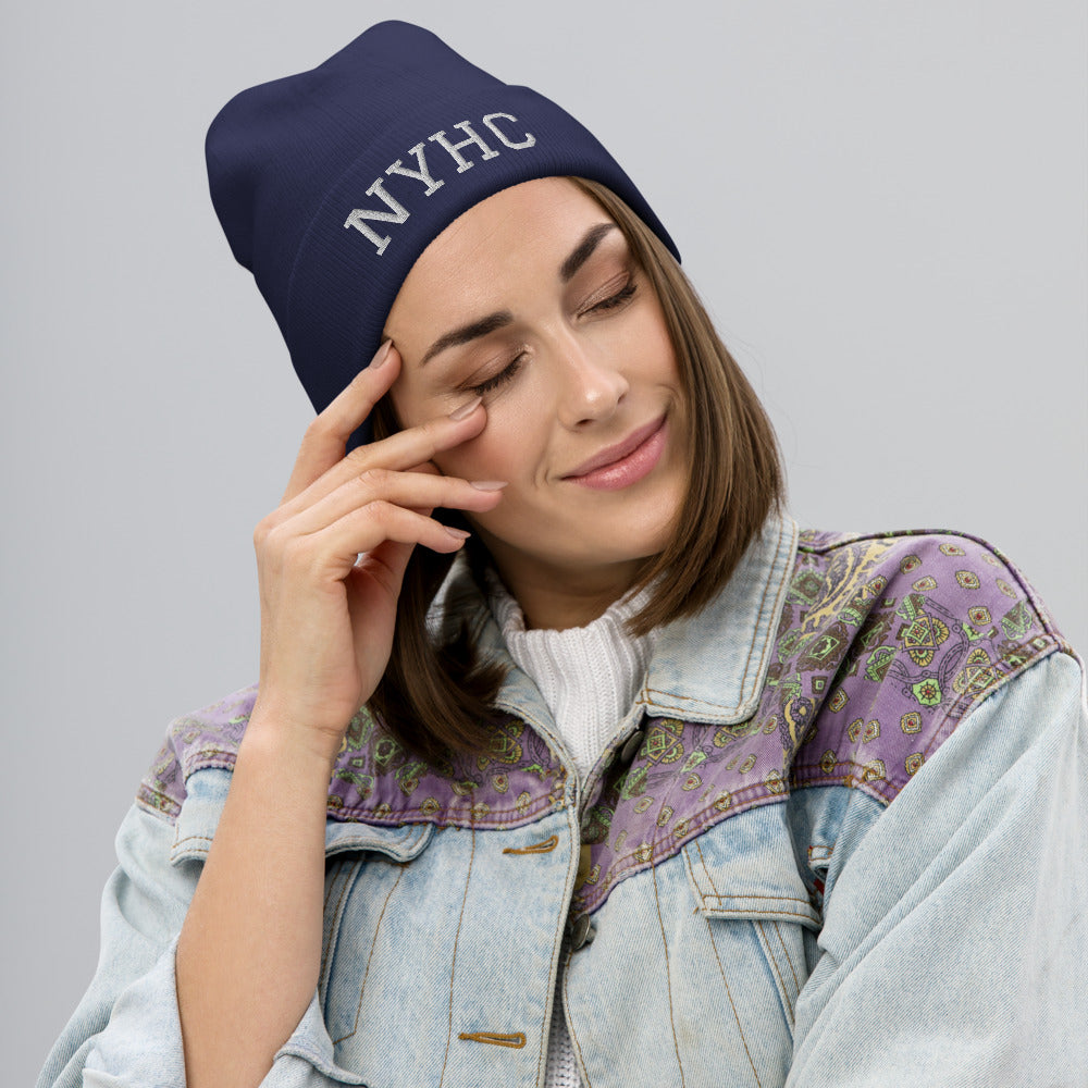 NYHC Embroidered Beanie