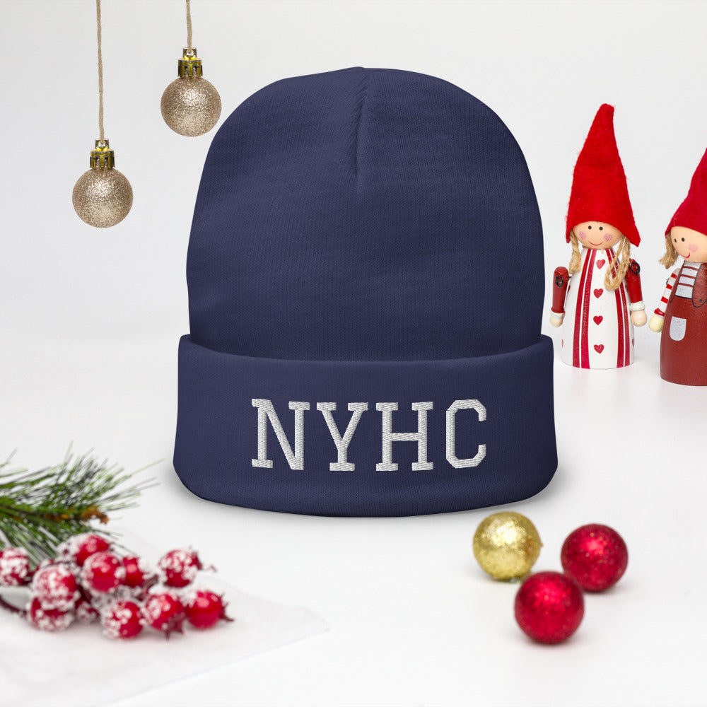 NYHC Embroidered Beanie