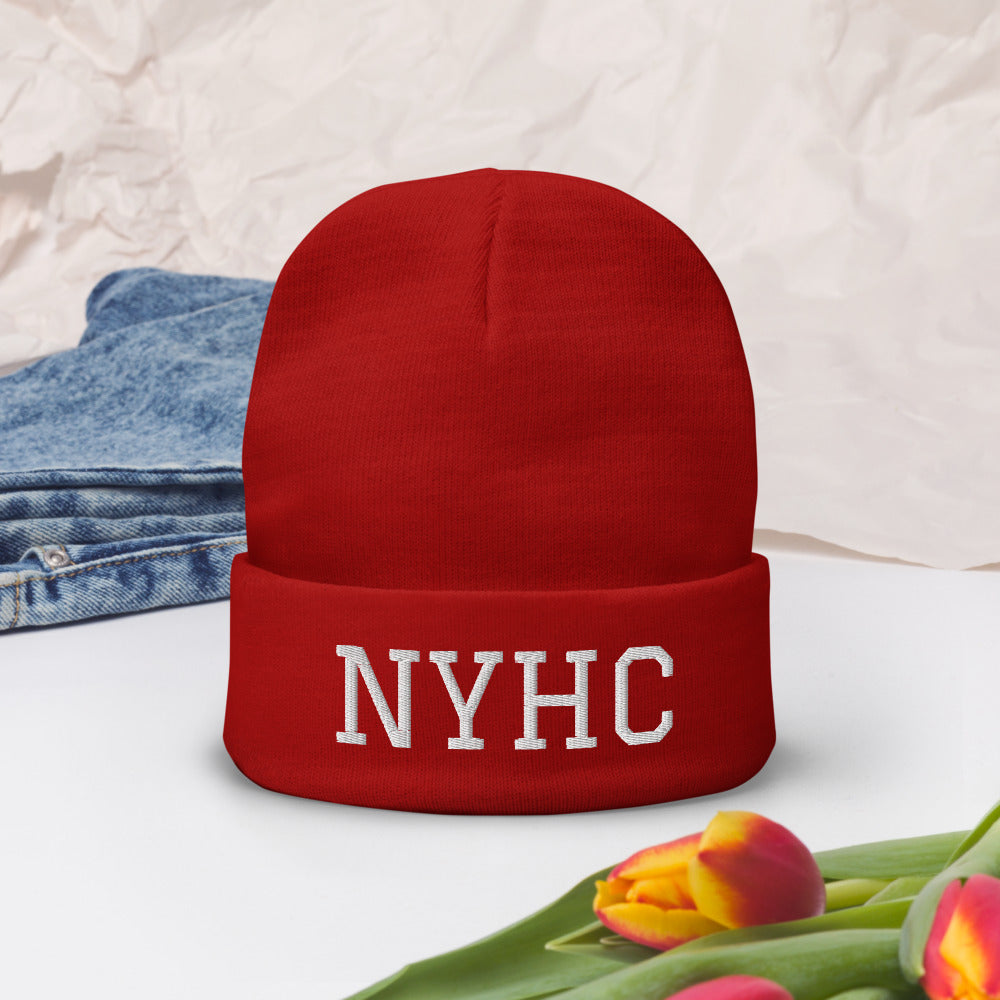 NYHC Embroidered Beanie