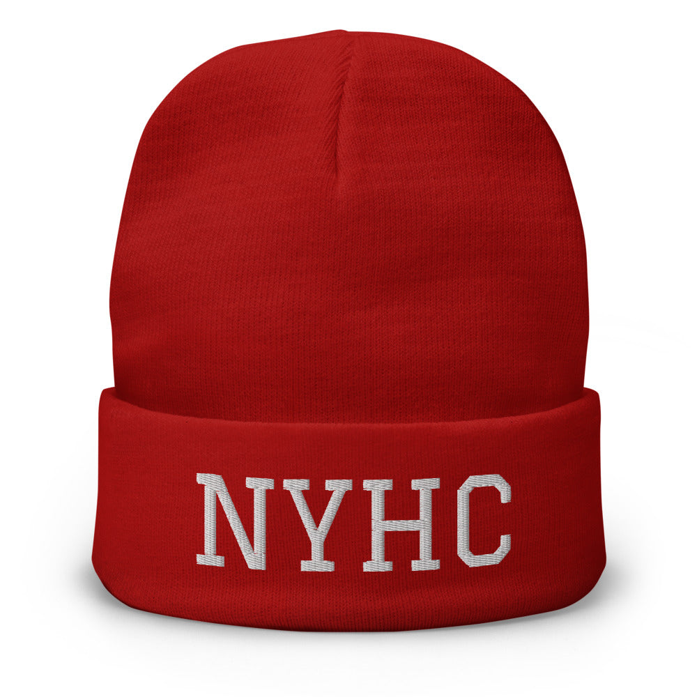 NYHC Embroidered Beanie