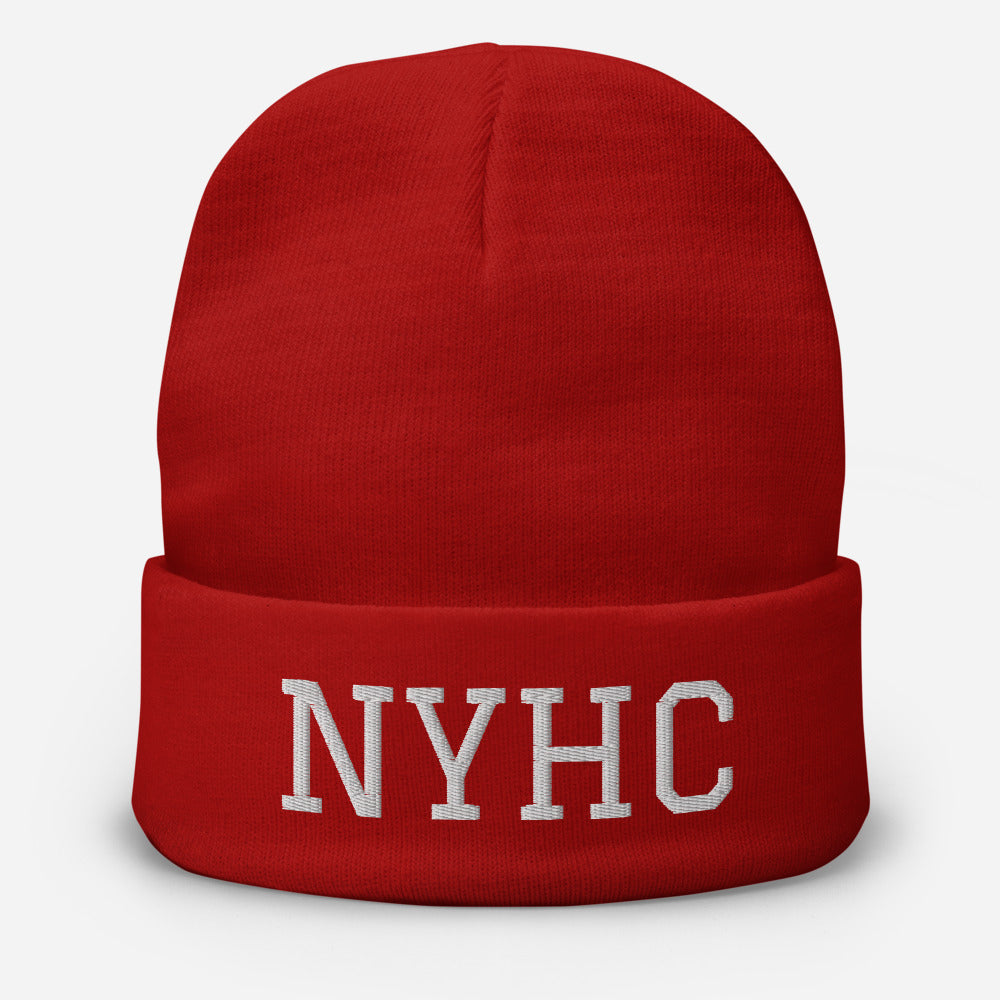 NYHC Embroidered Beanie