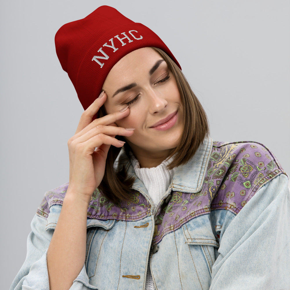 NYHC Embroidered Beanie