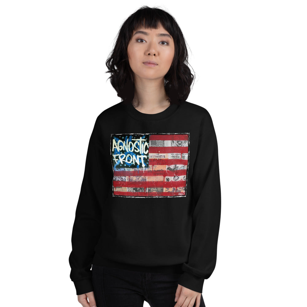 Agnostic Front Flag - Unisex Sweatshirt