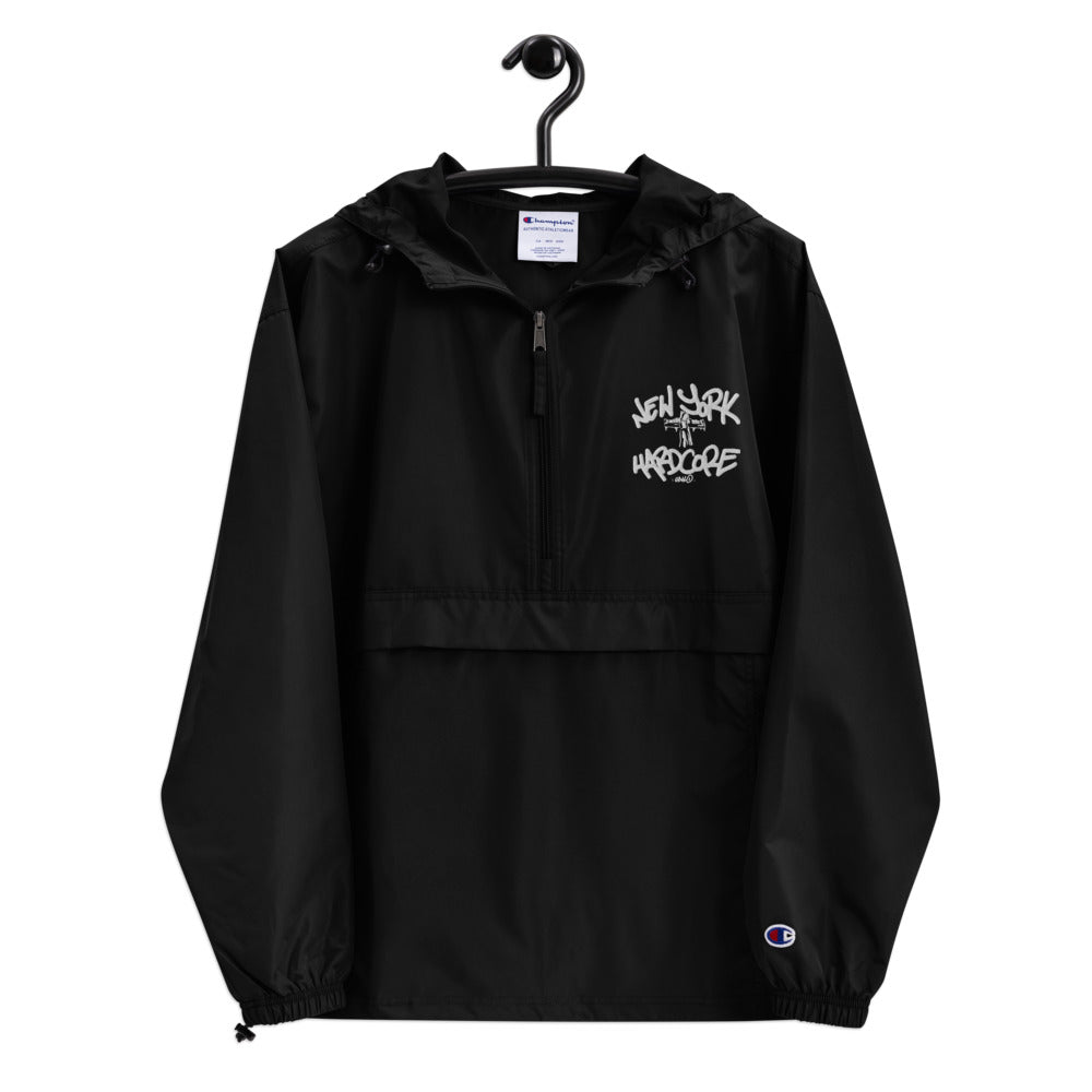 New York Hardcore Crucified Embroidered - Packable Jacket