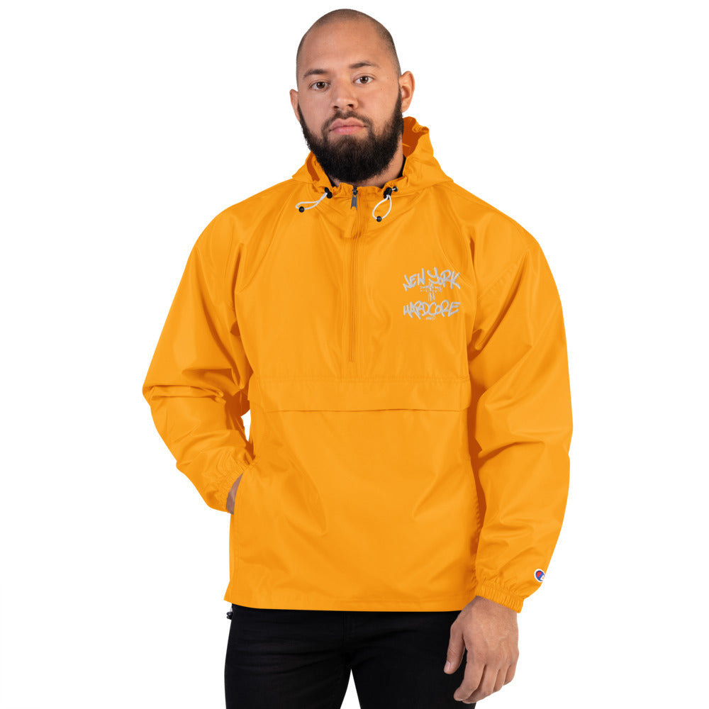 New York Hardcore Crucified Embroidered - Packable Jacket