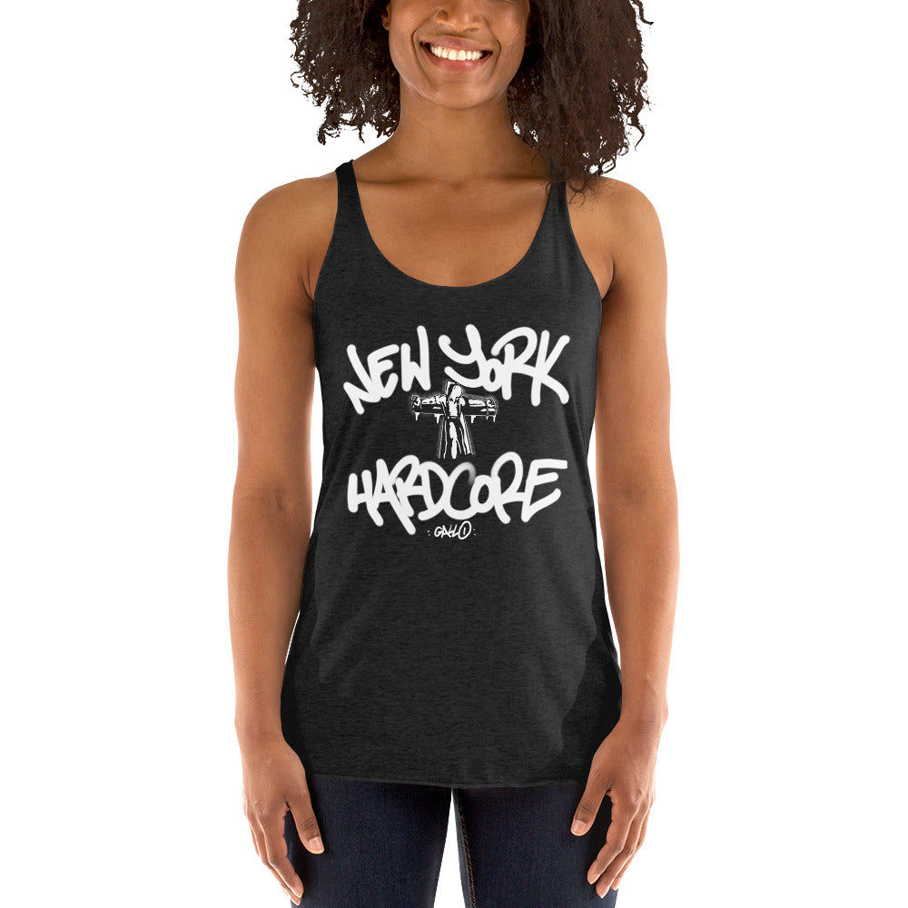 NYHC Crucified- Women's Racerback Tank