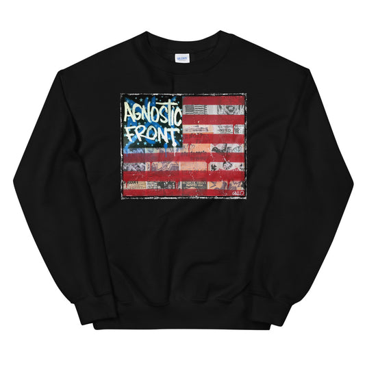 Agnostic Front Flag - Unisex Sweatshirt