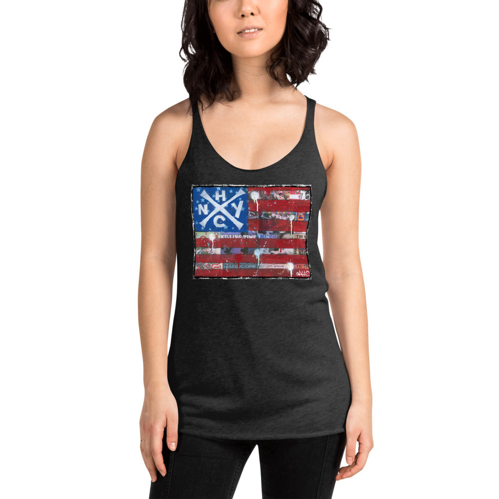 NYHC Flag - Women's Racerback Tank