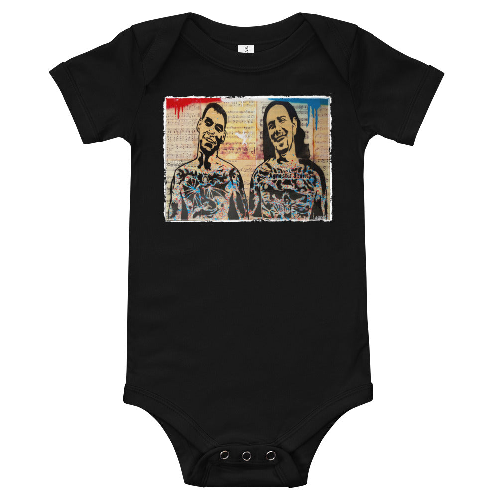 Stigma & Roger- baby onesie