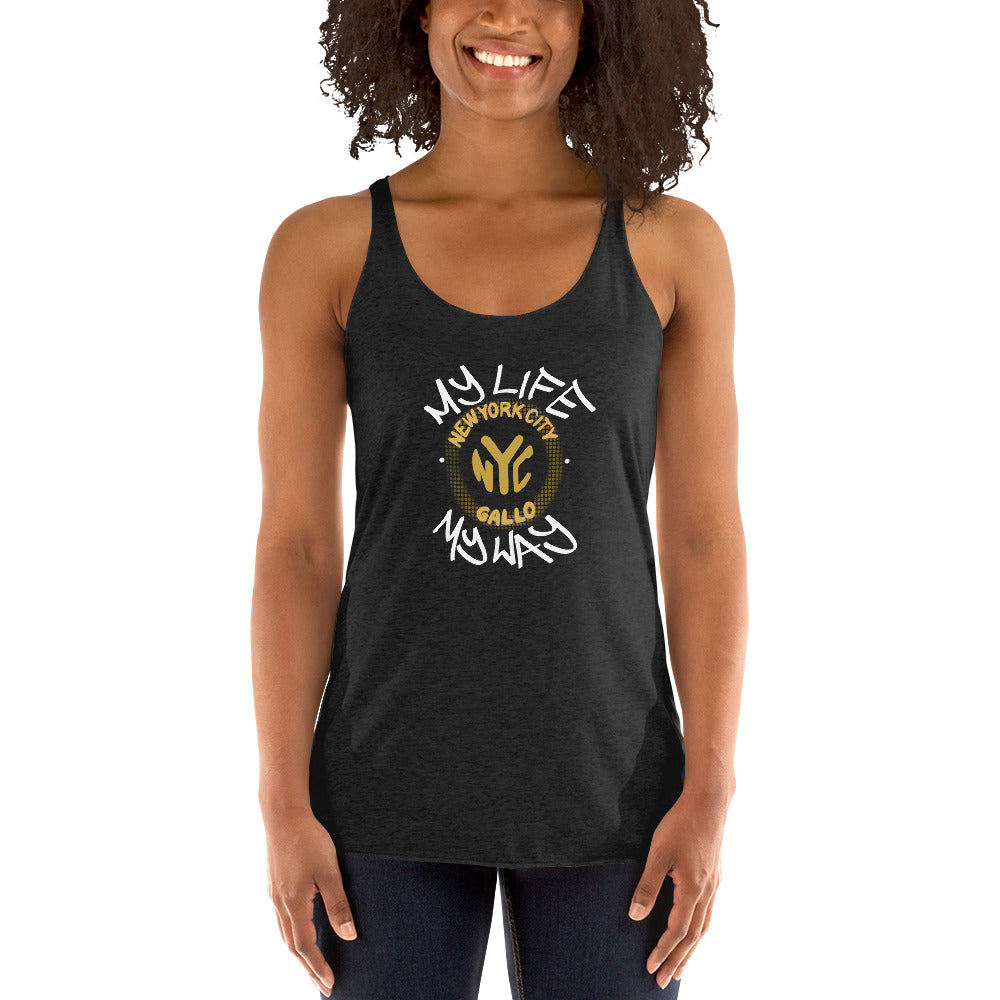 My Life My Way - Women's Racerback Tank