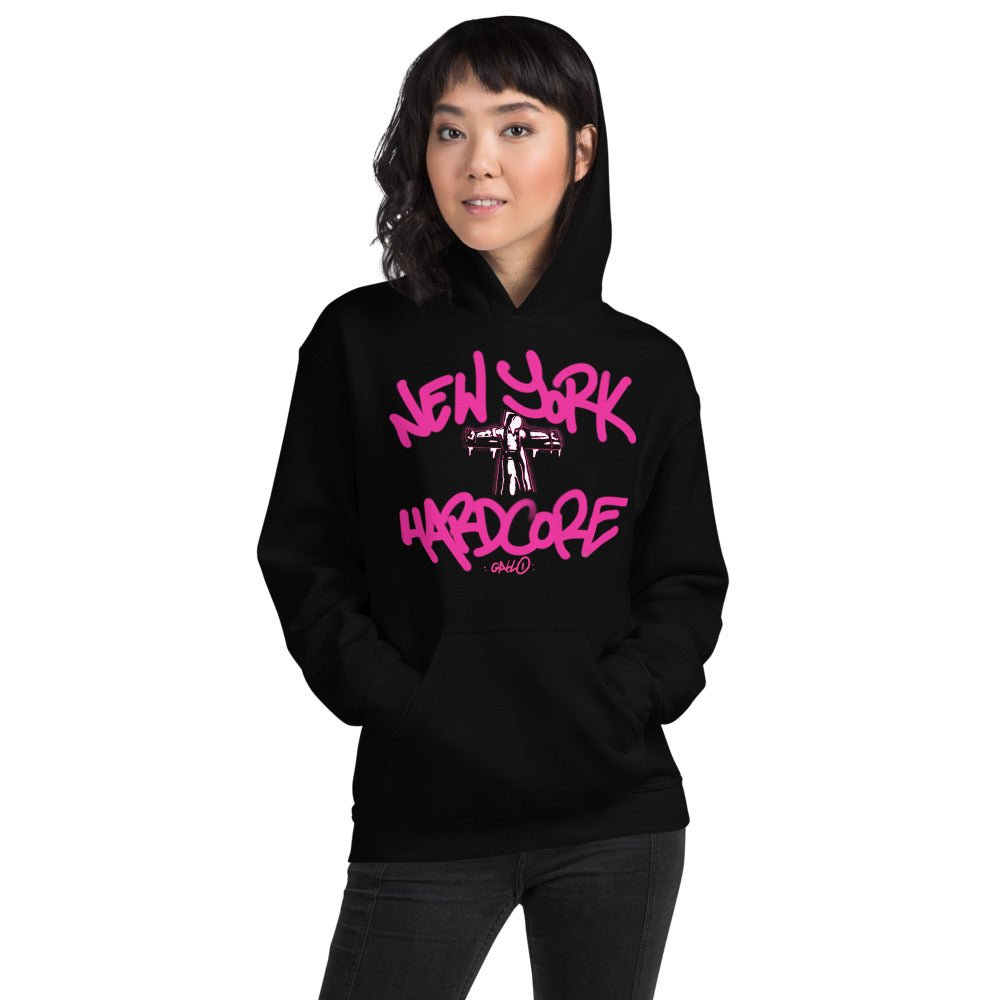 NYHC Crucified - Pink Unisex Hoodie