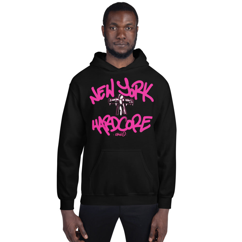 NYHC Crucified - Pink Unisex Hoodie