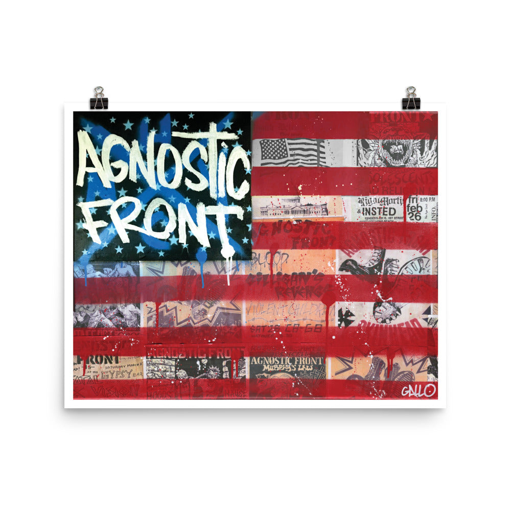 Agnostic Front Flag - Print