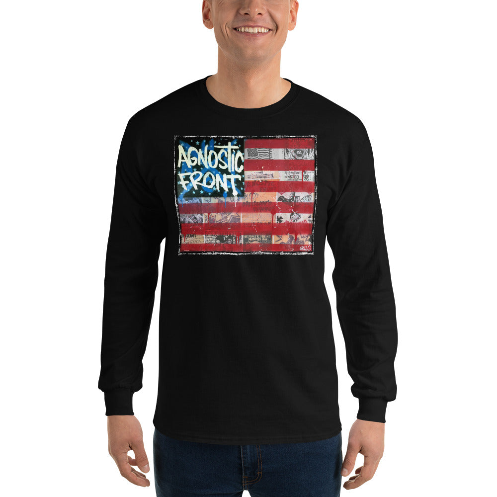 Agnostic Front Flag - Unisex Long Sleeve Shirt