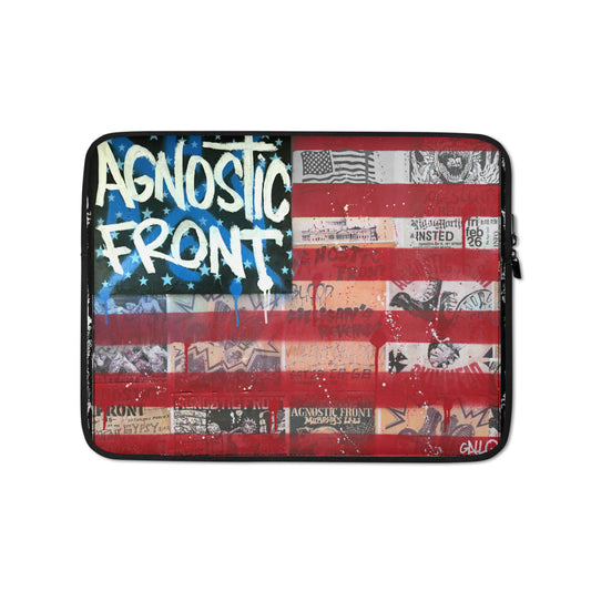 Agnostic Front Flag - Laptop Sleeve