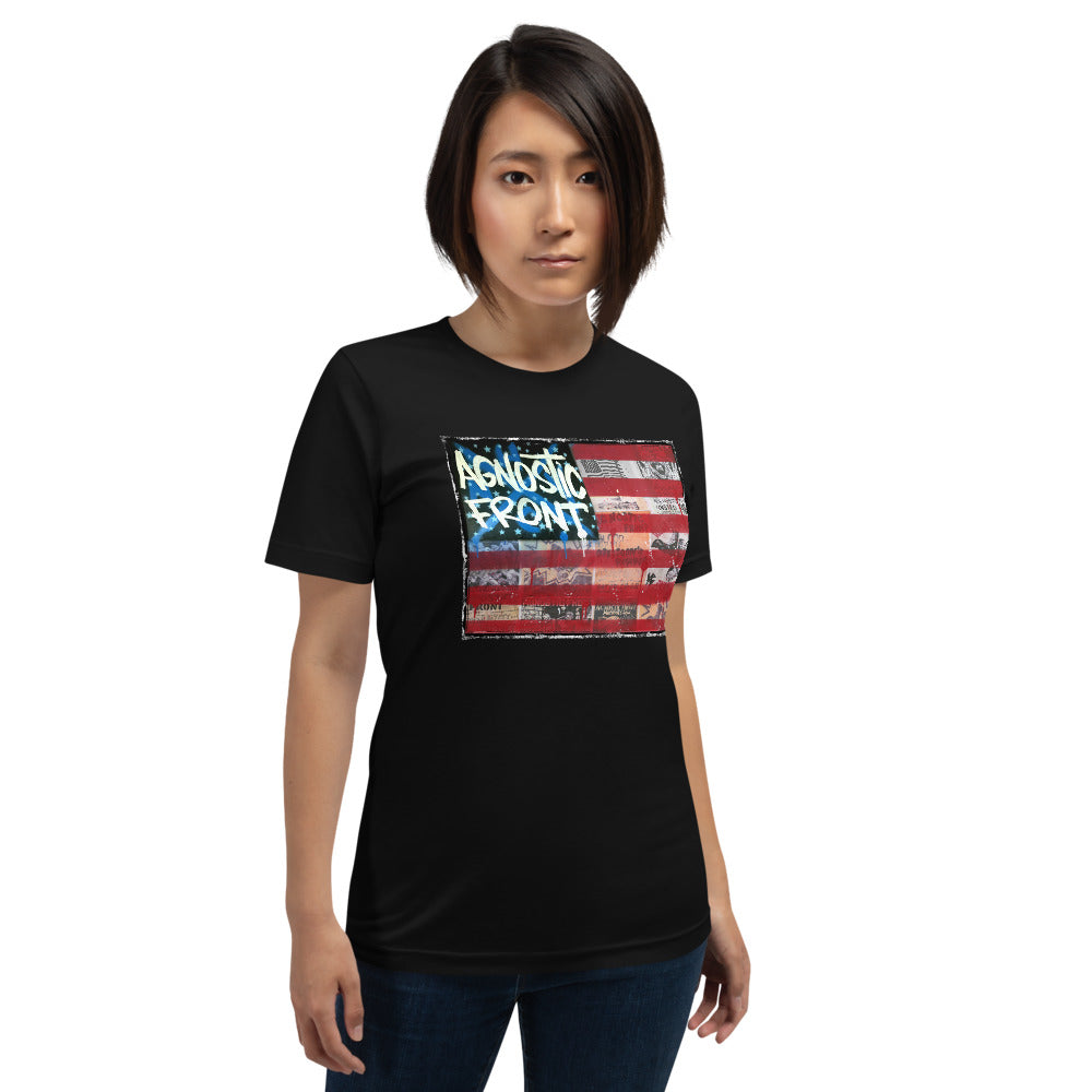 Agnostic Front Flag - Girly Tee