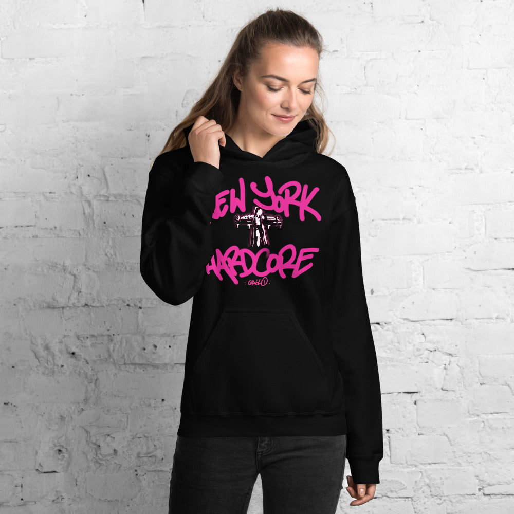 NYHC Crucified - Pink Unisex Hoodie