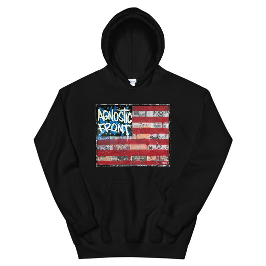 Agnostic Front Flag - Unisex Hoodie