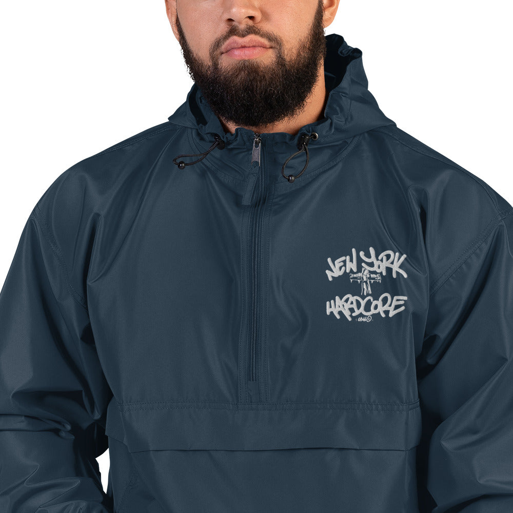 New York Hardcore Crucified Embroidered - Packable Jacket
