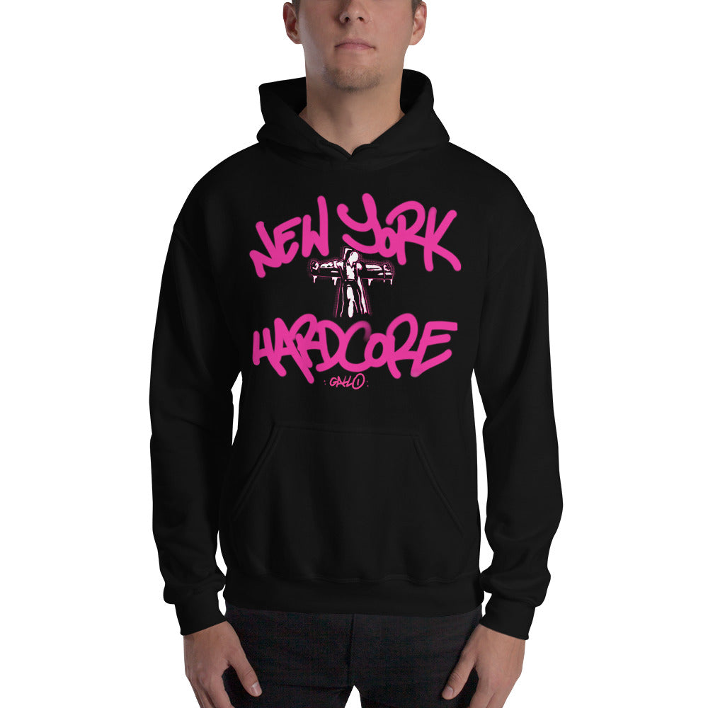 NYHC Crucified - Pink Unisex Hoodie