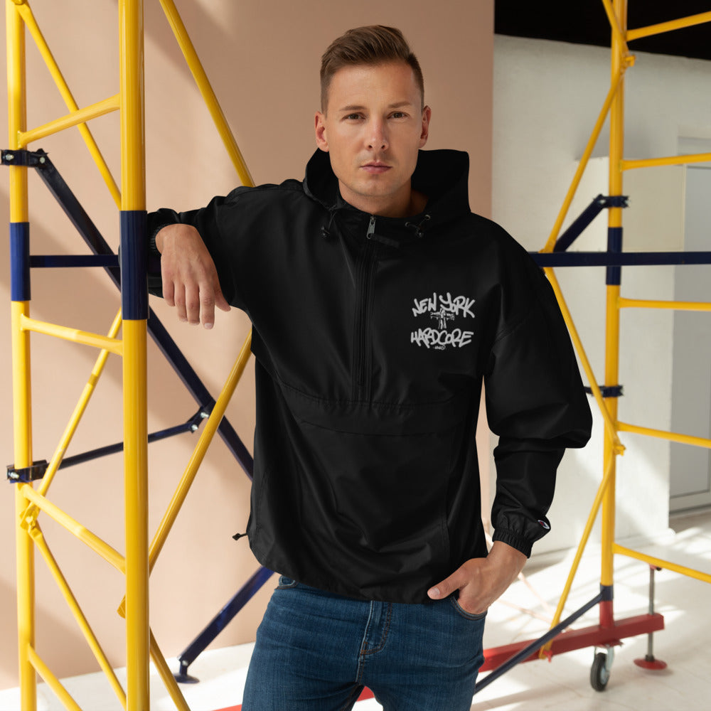 New York Hardcore Crucified Embroidered - Packable Jacket