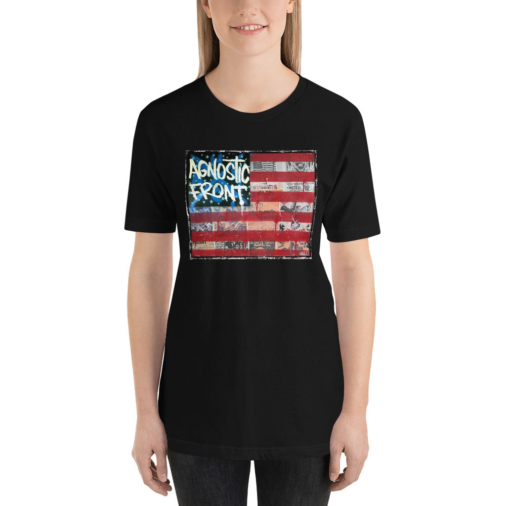 Agnostic Front Flag - Girly Tee