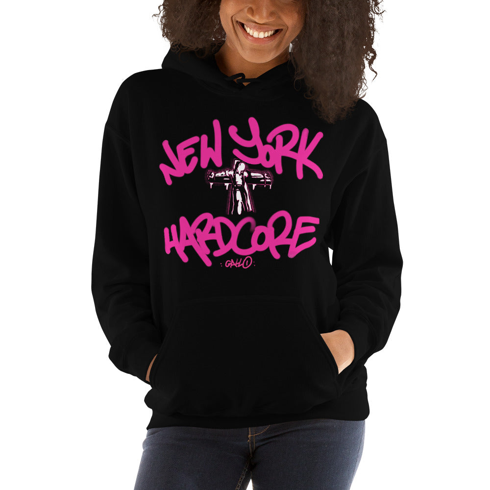 NYHC Crucified - Pink Unisex Hoodie
