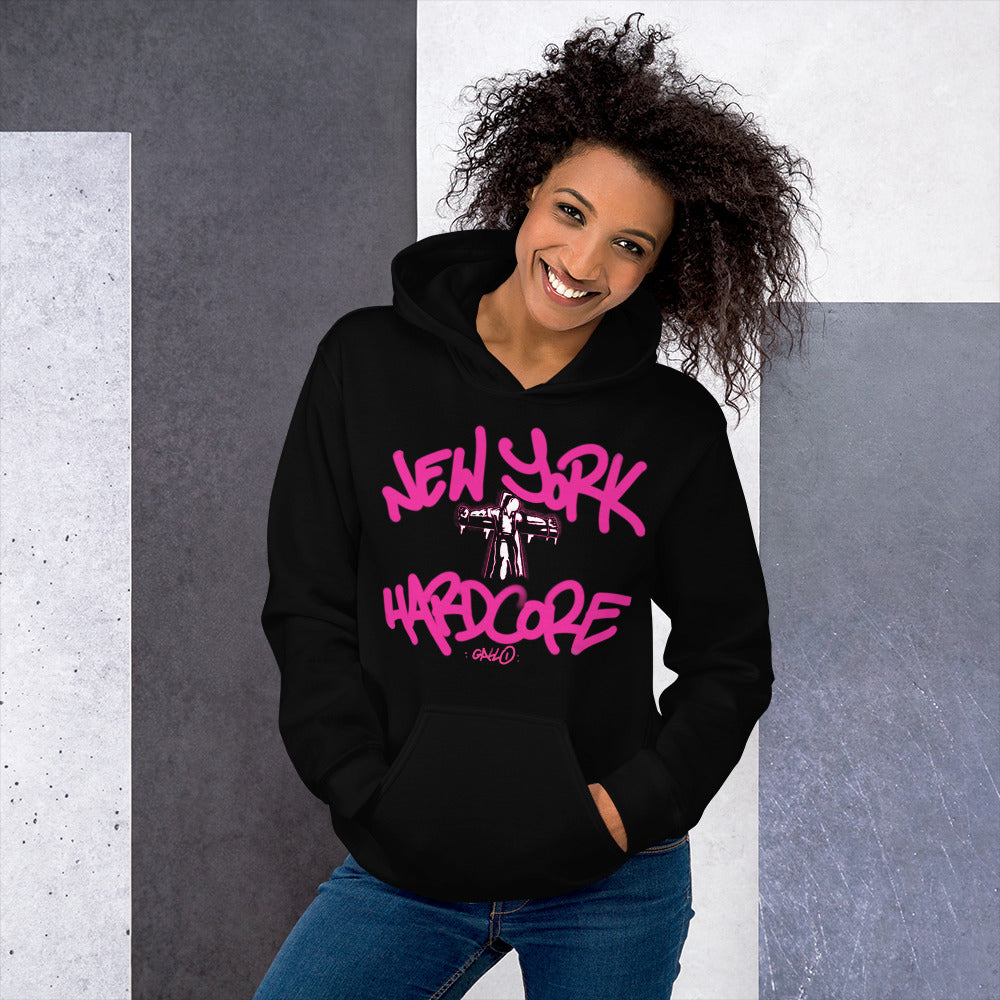 NYHC Crucified - Pink Unisex Hoodie