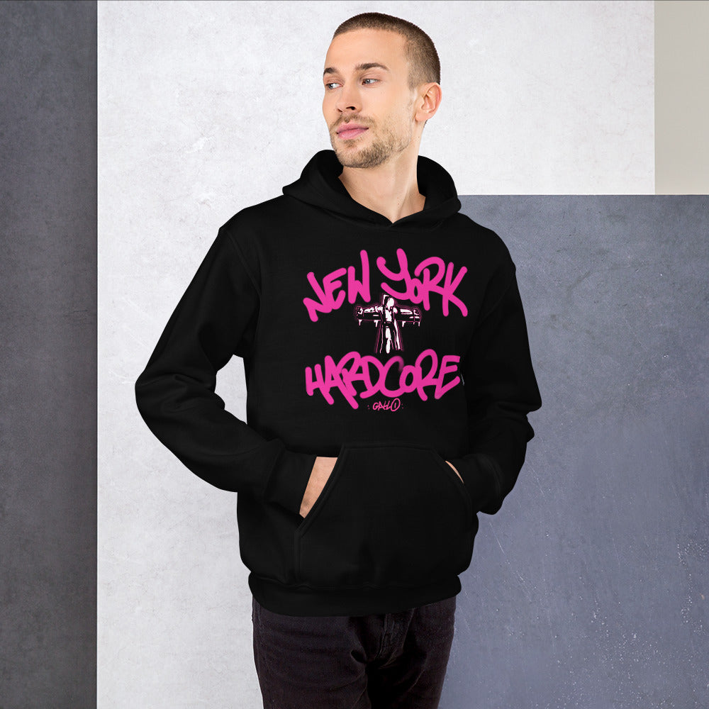 NYHC Crucified - Pink Unisex Hoodie