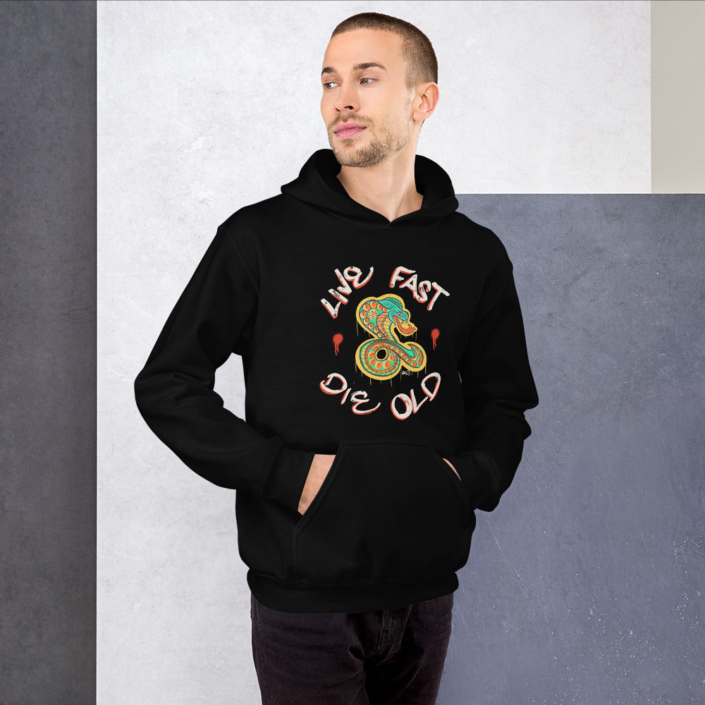 Live Fast Die Old Unisex Hoodie