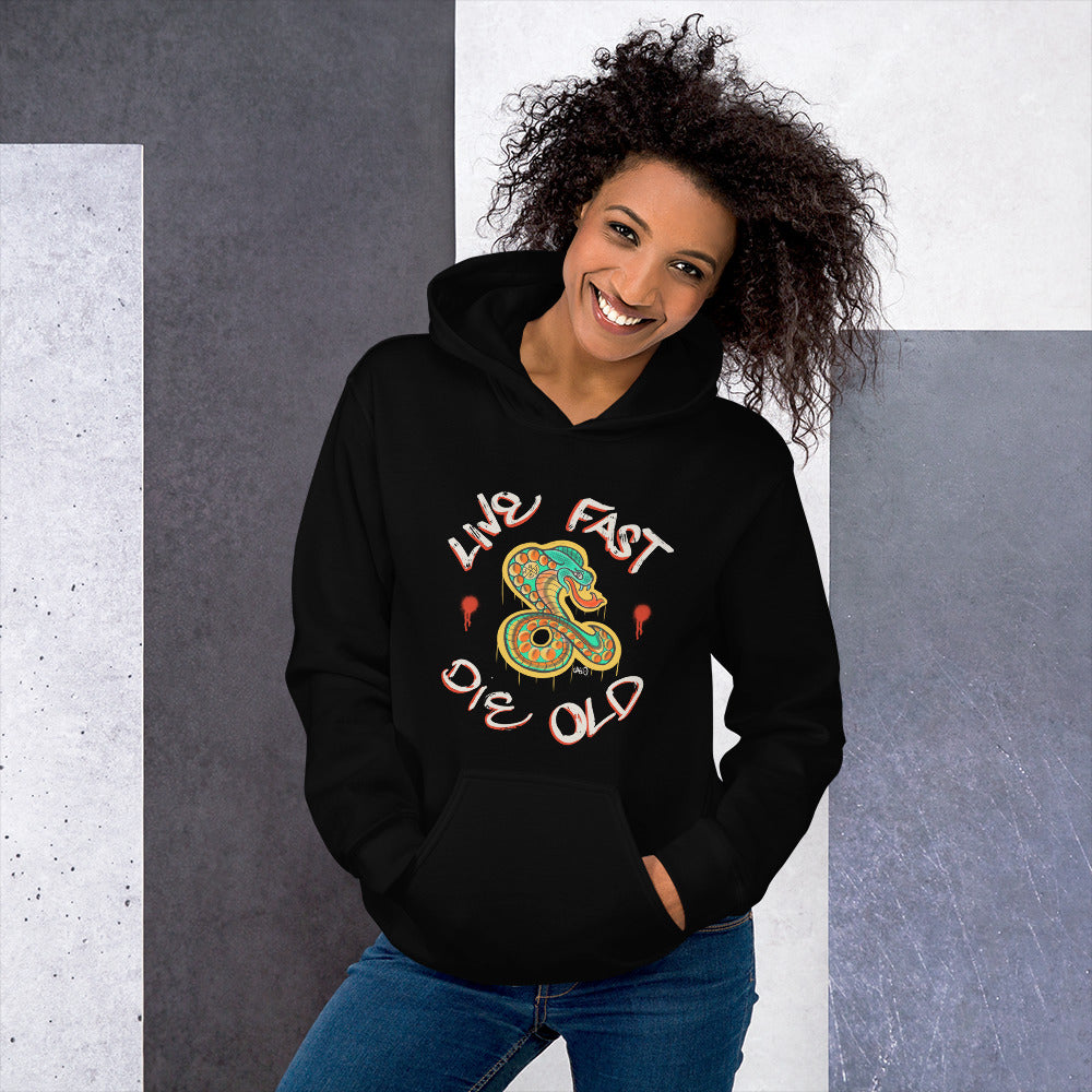 Live Fast Die Old Unisex Hoodie