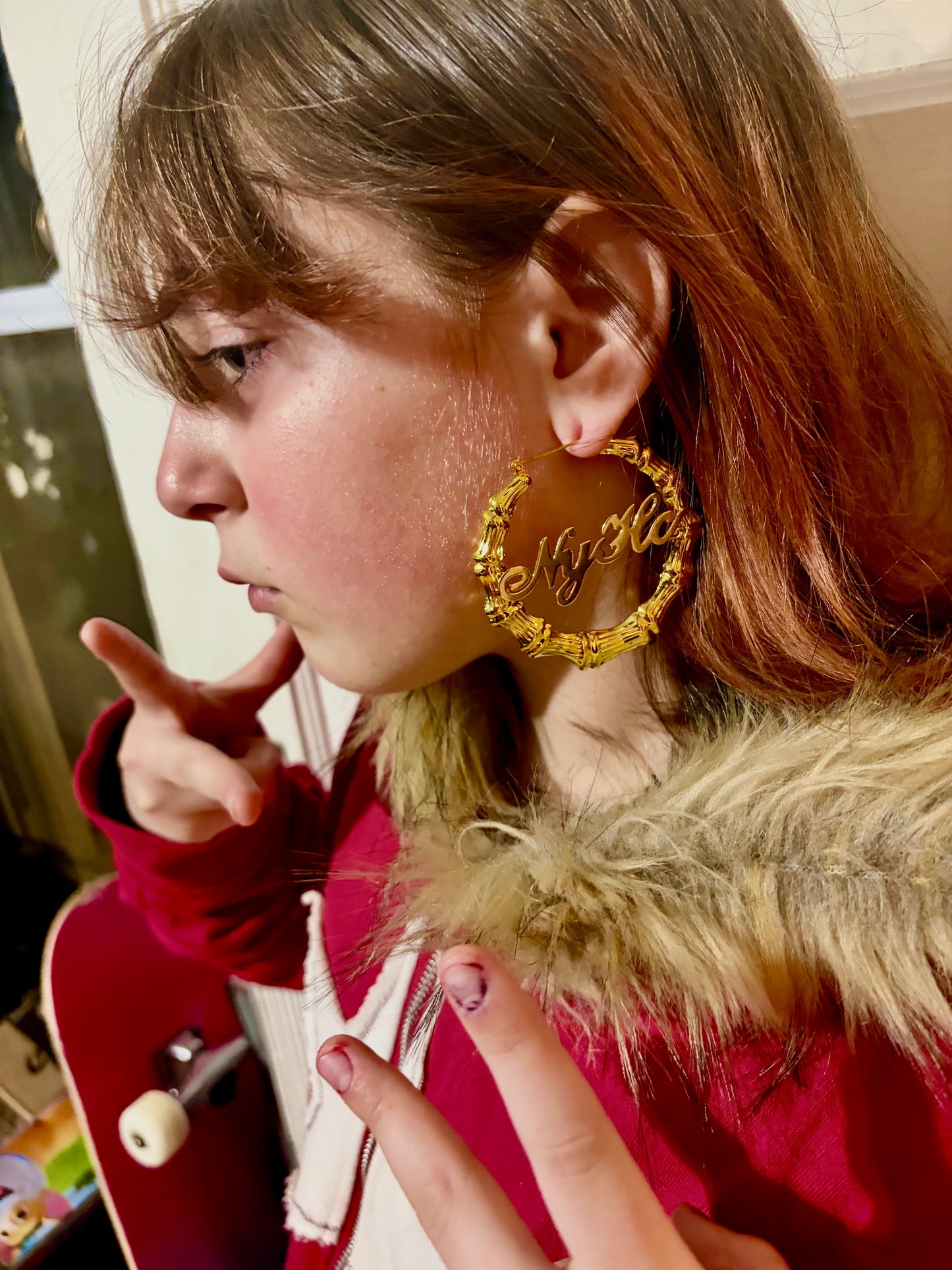 NYHC BAMBOO EARRINGS