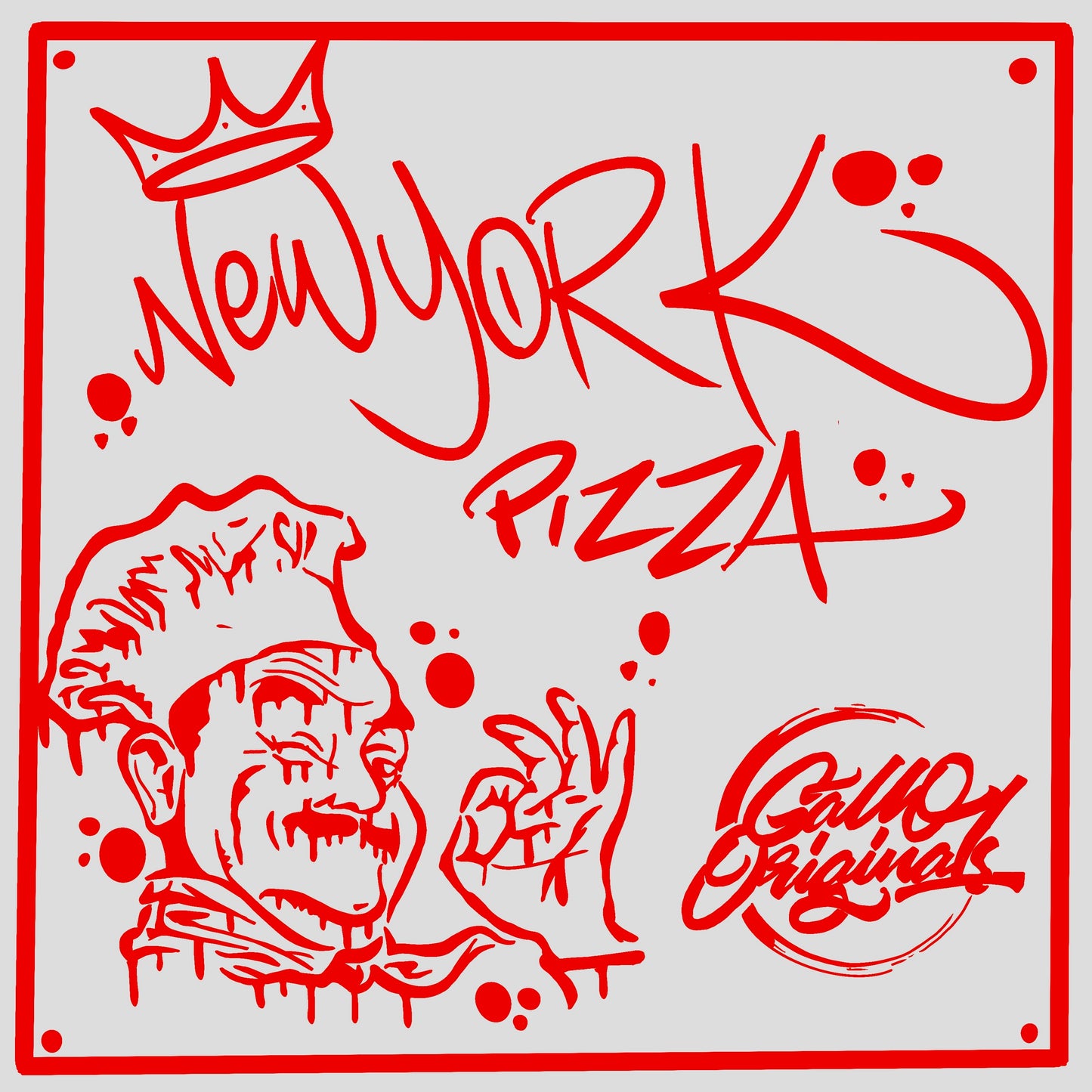 New York Pizza Print