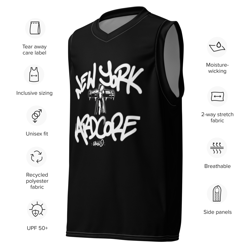 Crucified NYHC Unisex basketball jersey