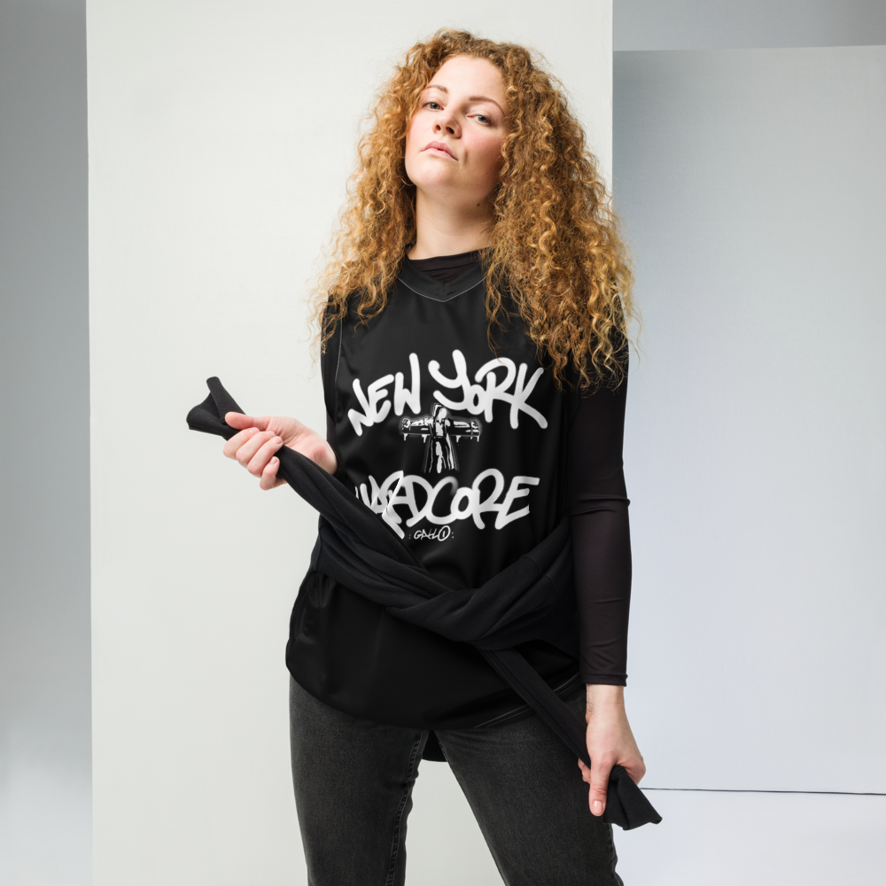 Crucified NYHC Unisex basketball jersey