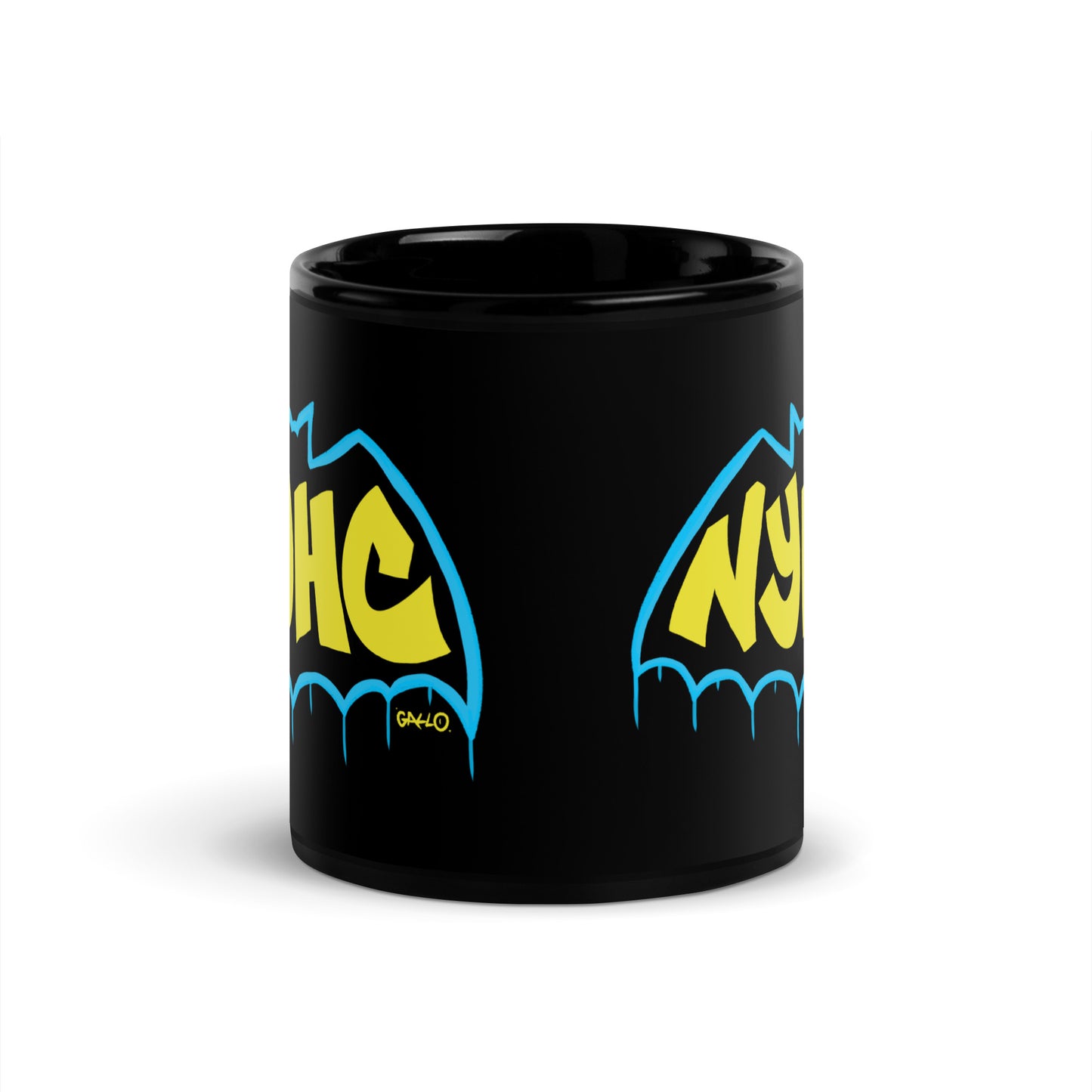 Gotham Black Glossy Mug