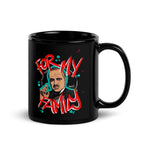 For My Family - Godfather Mug Black Glossy