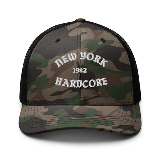 NYHC Camouflage trucker hat