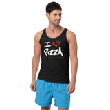 I Heart Pizza Unisex Tank Top