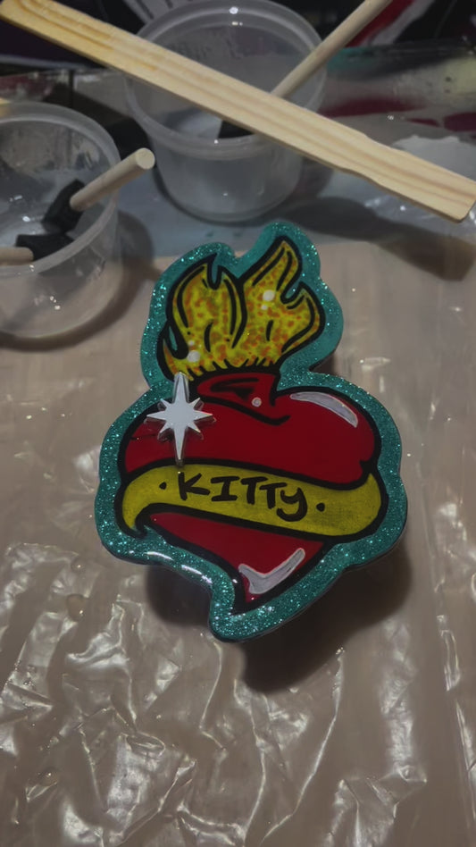 Sacred heart - Custom Art Piece