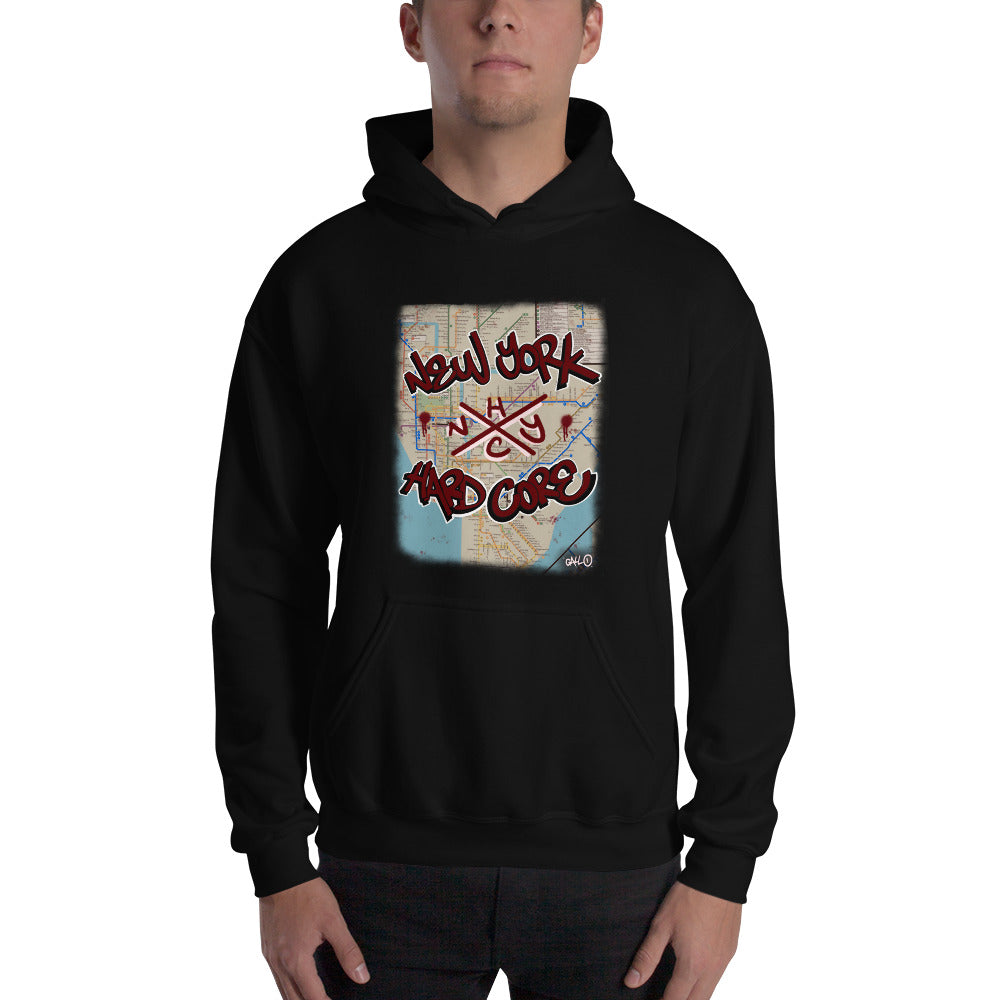 NYHC - New York Map -Unisex Hoodie