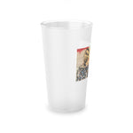 Frosted Pint Glass, 16oz