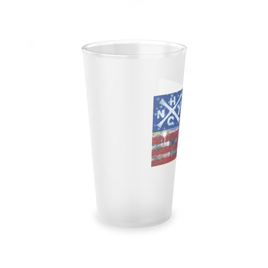 Frosted Pint Glass, 16oz