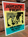 PRE SALE : Agnostic Front Retro Flyer