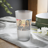 Frosted Pint Glass, 16oz