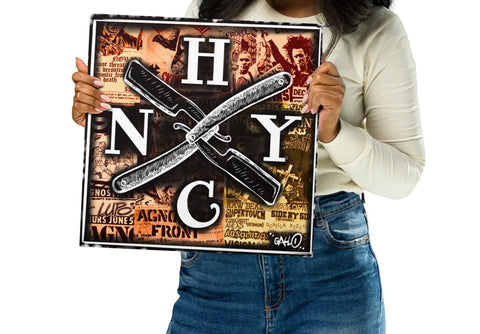 NYHC - FLYER Metal prints