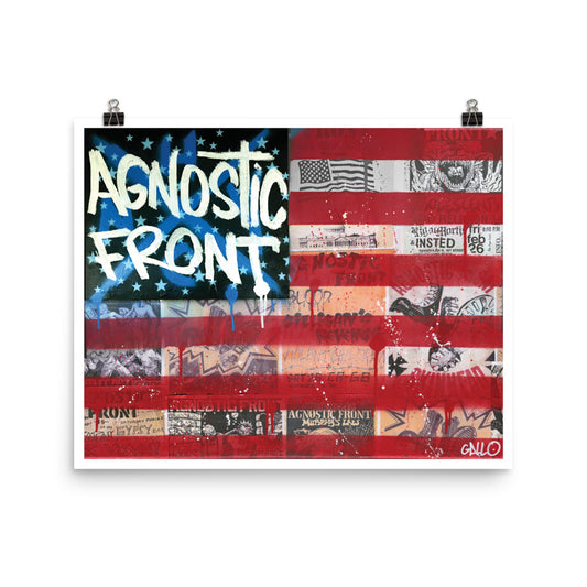 Agnostic Front Flag - Print